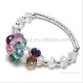 Crystal shambala bracelet